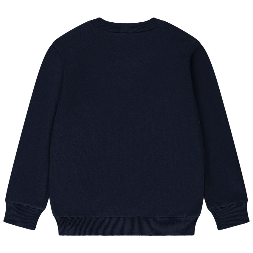 Πλεκτό πουλόβερ με σχέδιο δεινόσαυρου για αγόρι 