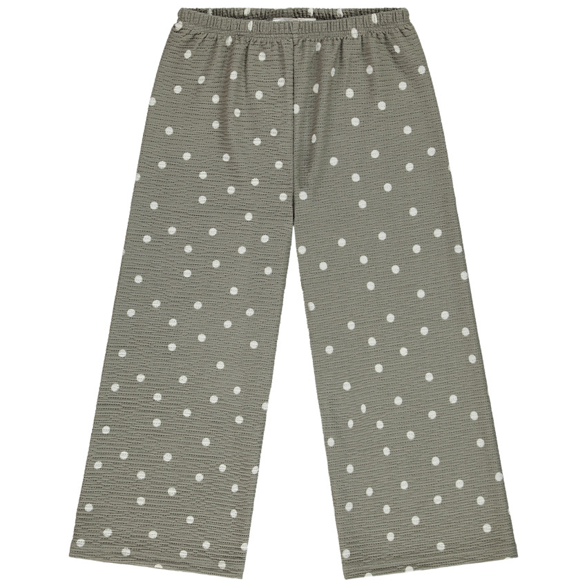 Παντελόνι φαρδύ με φαντεζί σχέδιο για κορίτσι 