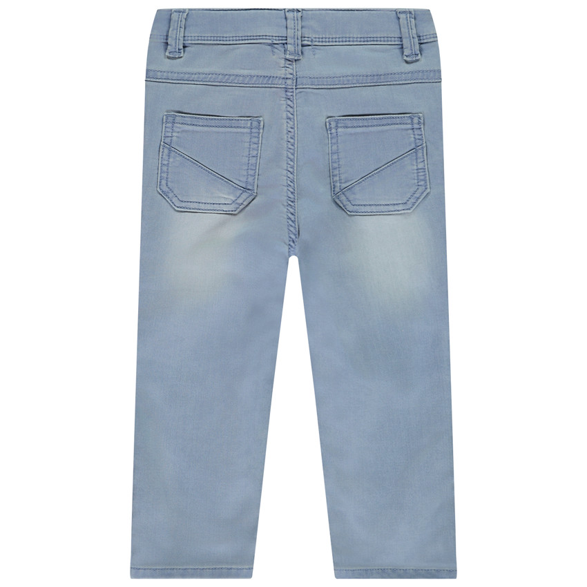 Χαριτωμένο τζιν με εφέ denim και κεντήματα για bebe αγόρι 