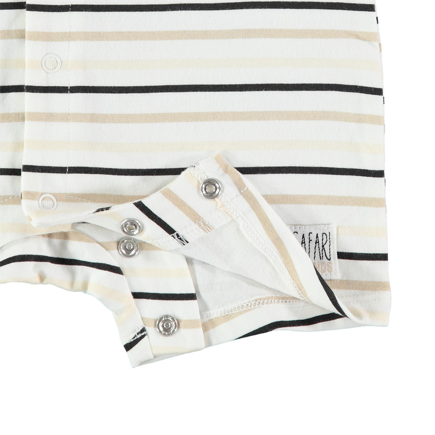 Σορτς από βιολογικό βαμβάκι με εκτύπωση ζώων σε όλη την επιφάνεια 