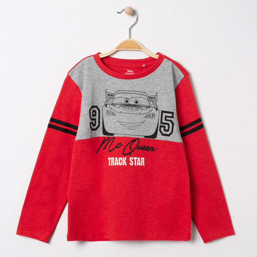 T-shirt manches longues bicolore print Cars Disney  Additional T-shirt manches longues bicolore print Cars Disney
