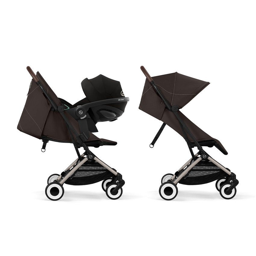 Ελαφρύ Βρεφικό Καρότσι Orfeo TPE Chocolate Brown Cybex  