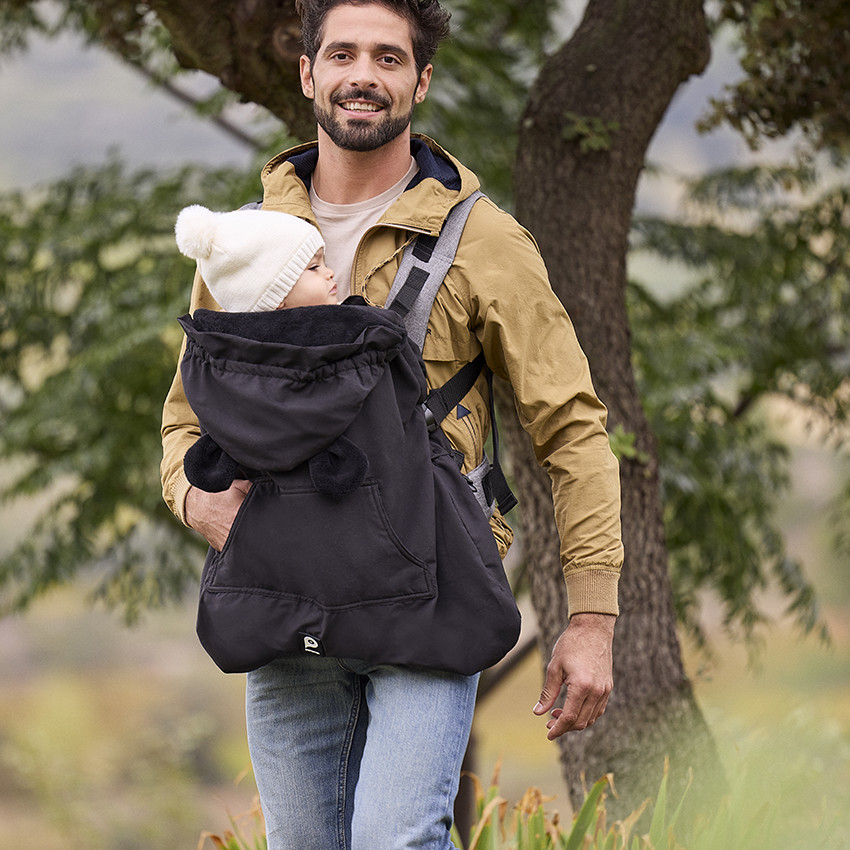 Θερμή προστασία για πορτ-μπεμπέ Ourson μαύρο 
