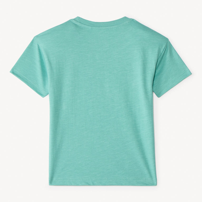 T-shirt με κοντά μανίκια με τροπικό φανταχτερό σχέδιο για αγόρι 