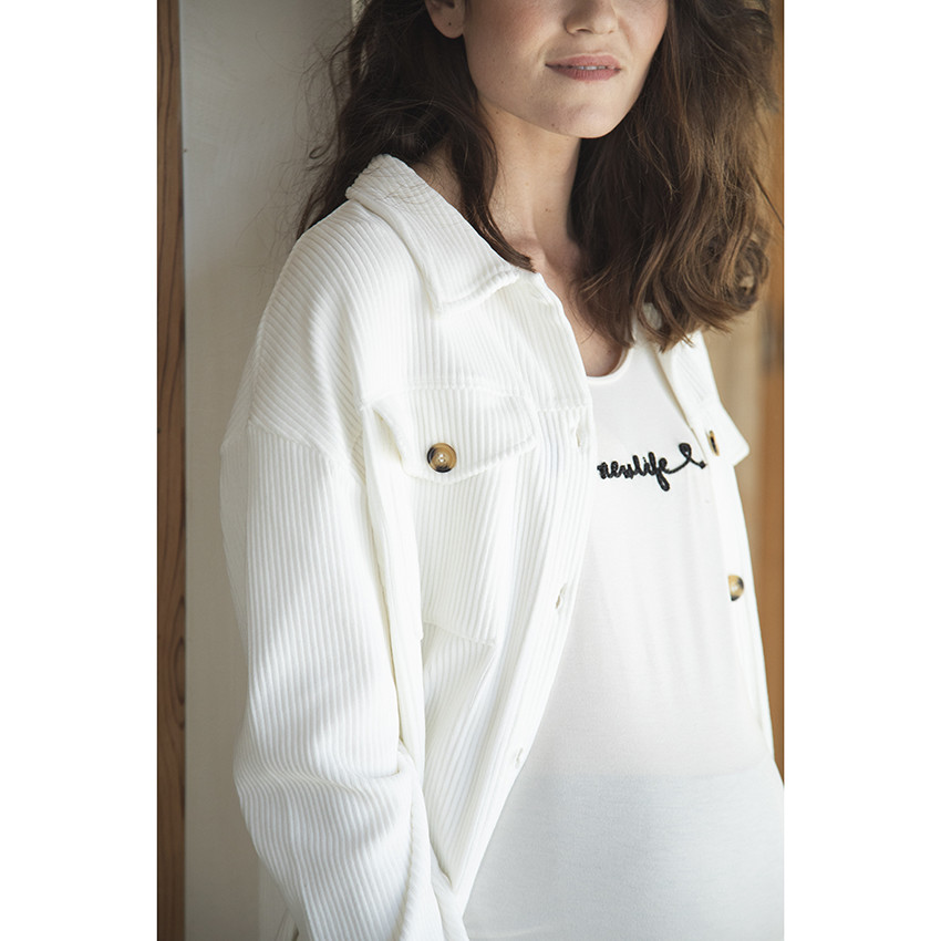 T-shirt Εγκυμοσύνης μακρυμάνικο με μήνυμα 