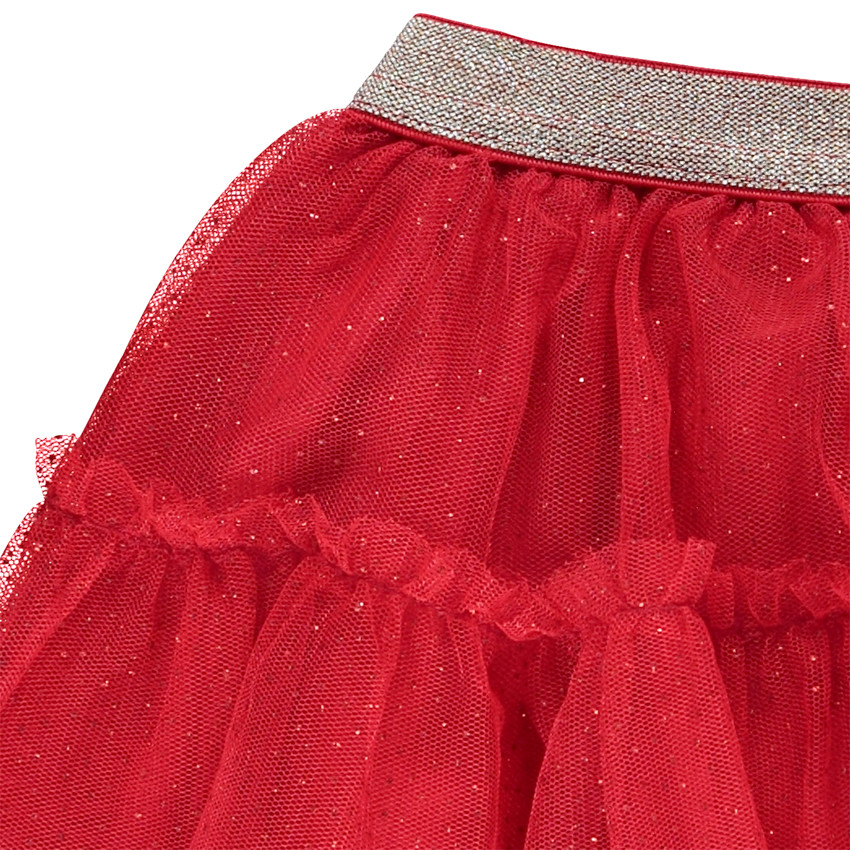 Φούστα με τούλι και glitter για bebe κορίτσι 