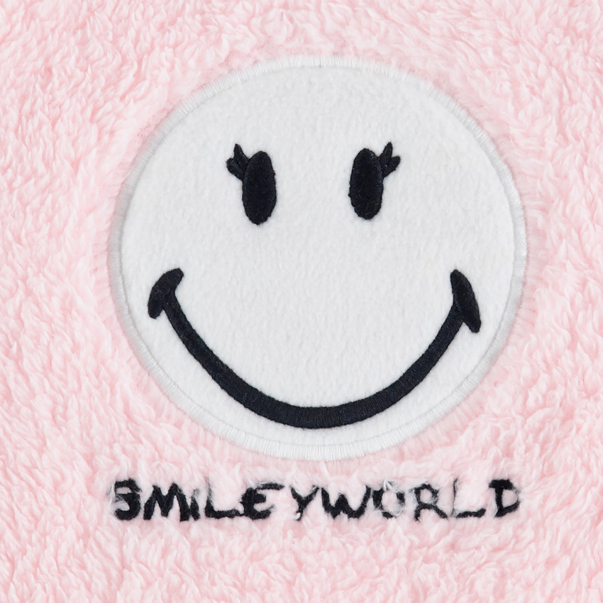 Pyjama en polaire avec Smiley brodé sur le devant 