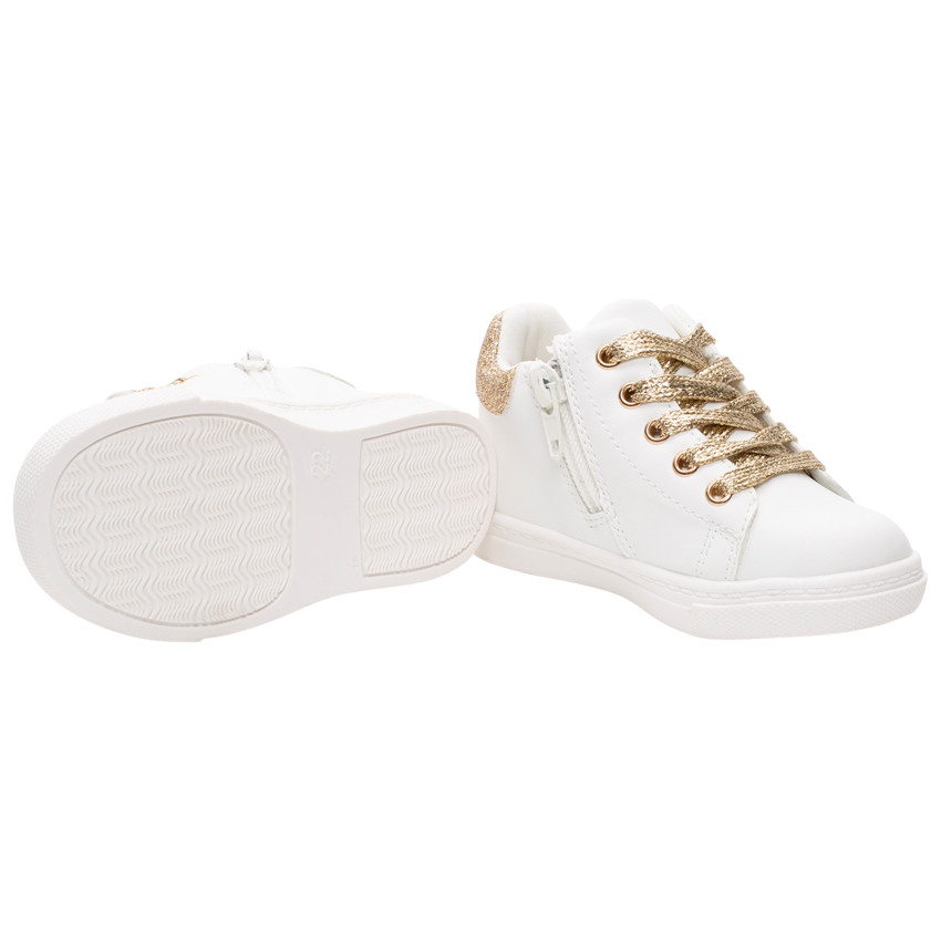 Μποτάκια δερματίνη με κορδόνια φαντεζί και glitter 