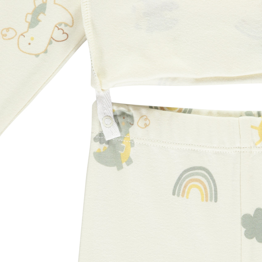 Σετ πιτζάμας 2 τμχ. με φαντεζί σχέδιο για μωρό αγόρι με διαφορετικές τελειώματα ανάλογα με την ηλικία 