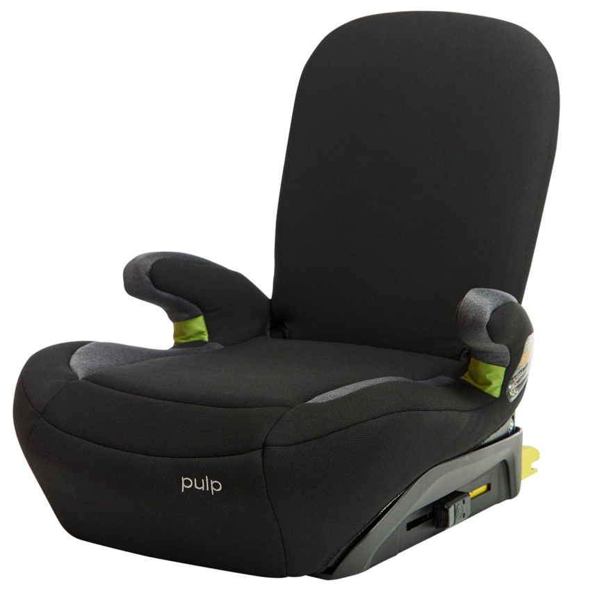 Booster με αναδιπλούμενη πλάτη Pulp i-Size μαύρο 