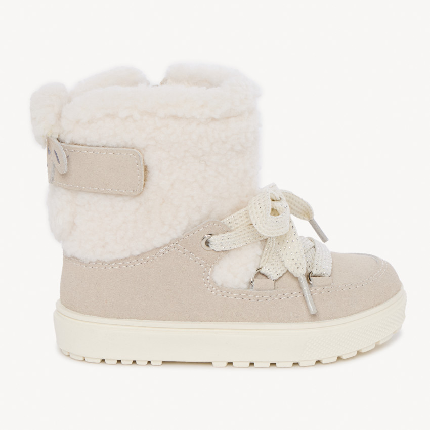 Μποτάκια après-ski με μουμπούκι για μωρό κορίτσι 