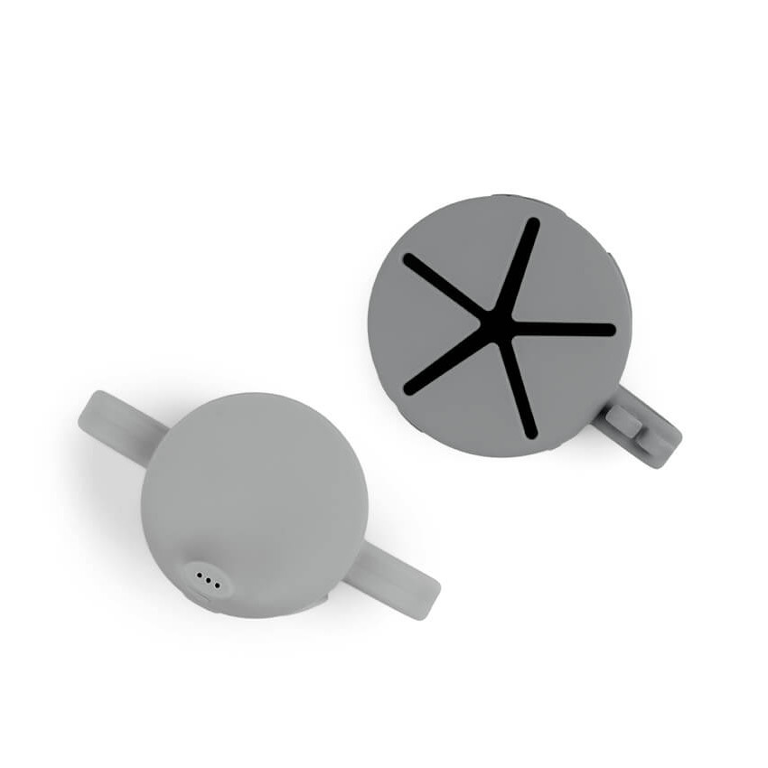 Ποτηράκι Σετ 2 Τμχ Εκπαιδευτικό/ Snack Deer Friends Grey DONE BY DEER 