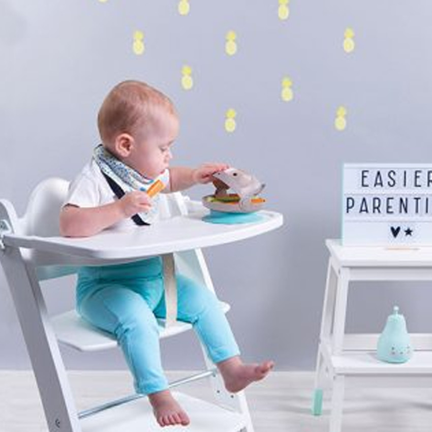 Taf toys βρεφικό εκπαιδευτικό πιατάκι φαγητού Meal Time Monkey – Hide & Eat 