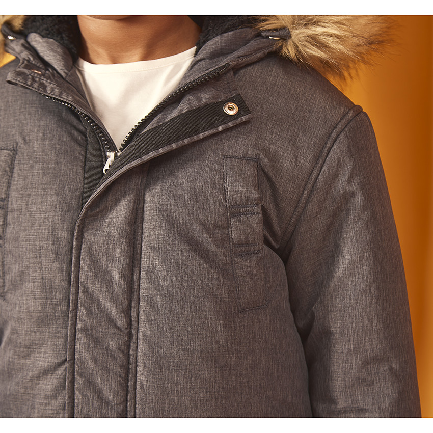 Παλτό για πολύ κρύο με αδιάβροχη κουκούλα από polyamide για αγόρι 