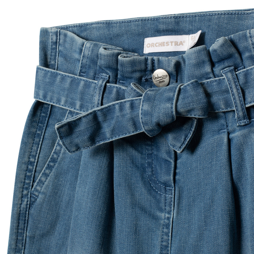 Jean slouchy effet used à ceinture 