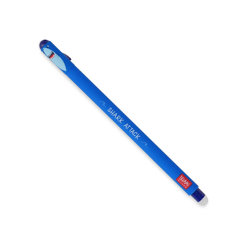 Στυλό gel  Shark με μπλε μελάνι που σβήνεται 