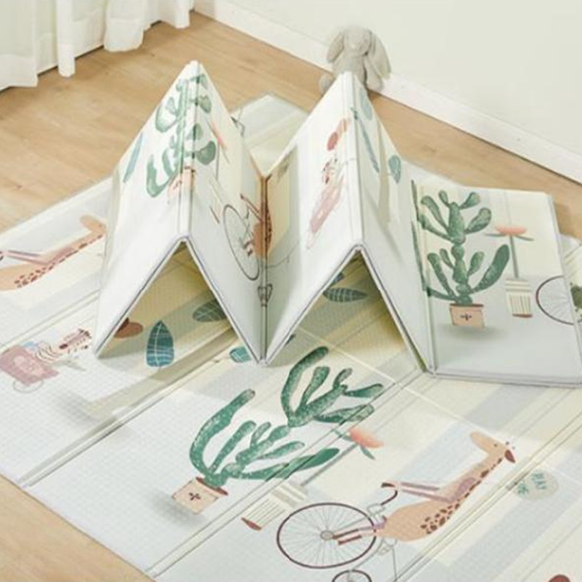 Αφρώδες παζλ δαπέδου αναδιπλούμενο διπλής όψεως 177 x 196 εκ 