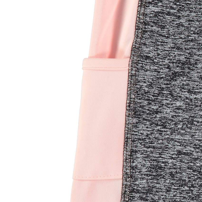 Κολάν σπορ με ρίγες ροζs για κορίτσι 