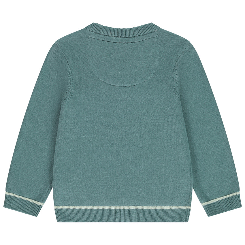 Γιλέκο με V λαιμόκοψη από πλεκτό για bebe αγόρι 