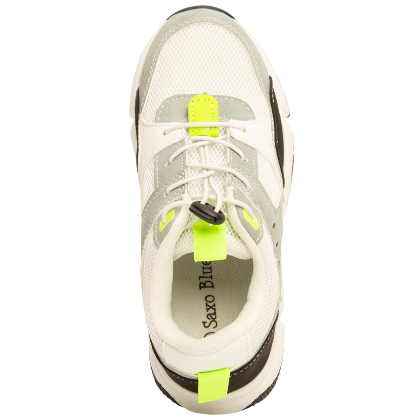 Αθλητικά παπούτσια με ελαστικά κορδόνια και stopper για αγόρι 