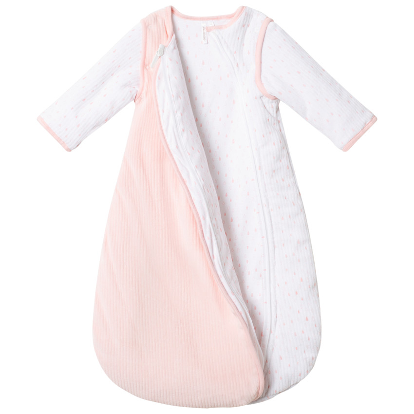 Turbulette à manches amovibles effet velours côtelé pour bébé fille Main Turbulette à manches amovibles effet velours côtelé pour bébé fille
