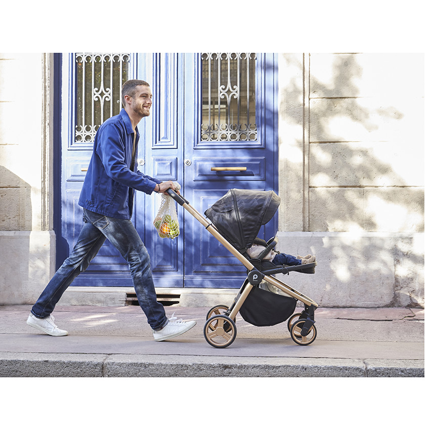 Καρότσι τριών θέσεων Tessa σαμπάνια 