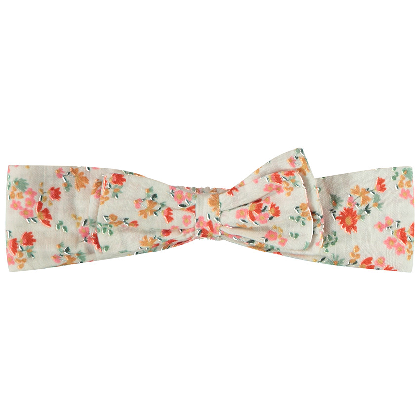 Κορδέλα με φιόγκο και λουλούδια για μωρό κορίτσι 