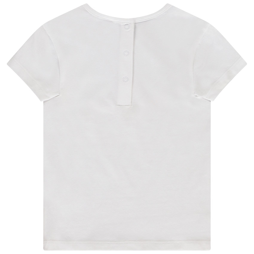 Κοντομάνικο μπλουζάκι με σχέδιο glitter για bebe κορίτσι 