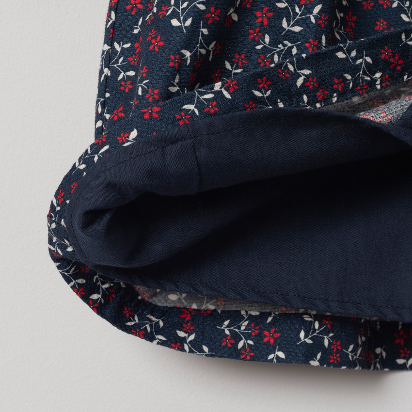 Robe manches longues imprimé all-over 