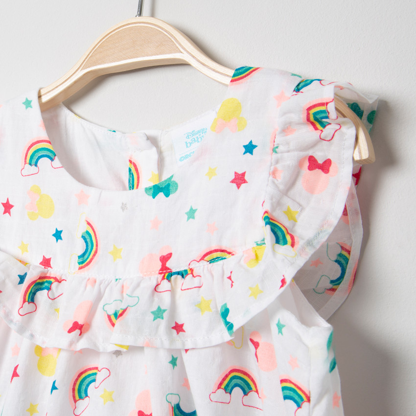 Φόρεμα αμάνικο με βολάν  Minnie 