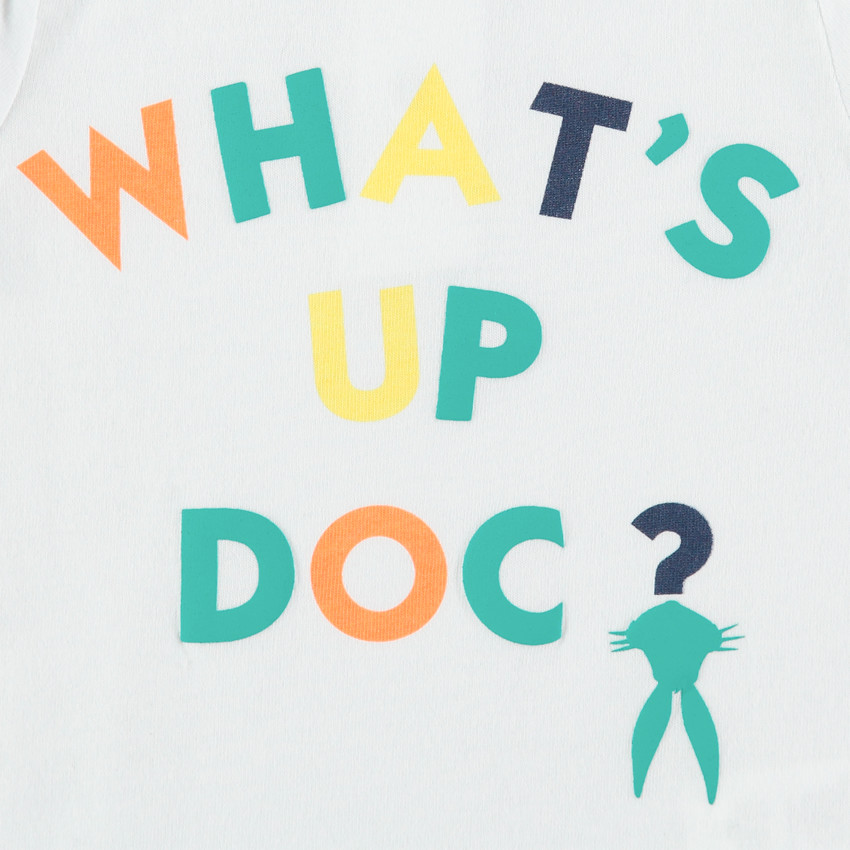 Σύνολο 3 κομματιών από μελανζέ φανέλα με στάμπα Bugs Bunny της Looney Tunes  Additional Σύνολο 3 κομματιών από μελανζέ φανέλα με στάμπα Bugs Bunny της Looney Tunes