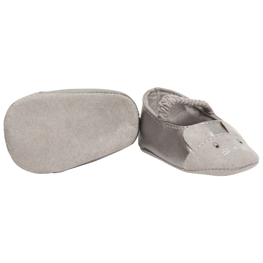 Μπαλαρίνες μαλακές ασημένιες με σχέδιο ποντίκι για bebe κορίτσι  Additional Μπαλαρίνες μαλακές ασημένιες με σχέδιο ποντίκι για bebe κορίτσι