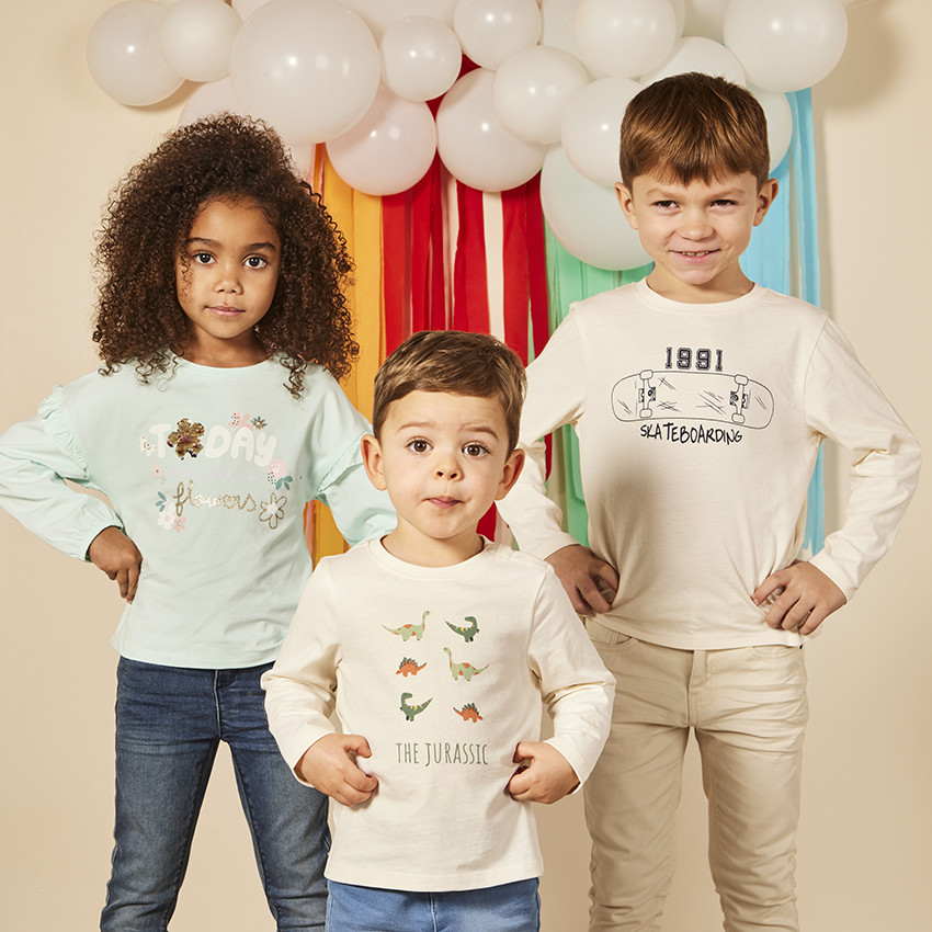 "Τζιν ίσιο με ελαστική μέση για μωρό αγόρι" 