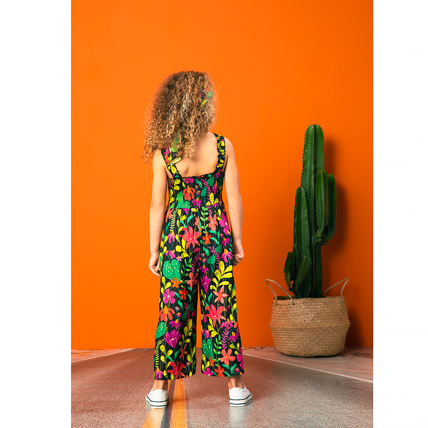 Combi ολόσωμο με λουλουδάτο τύπωμα 