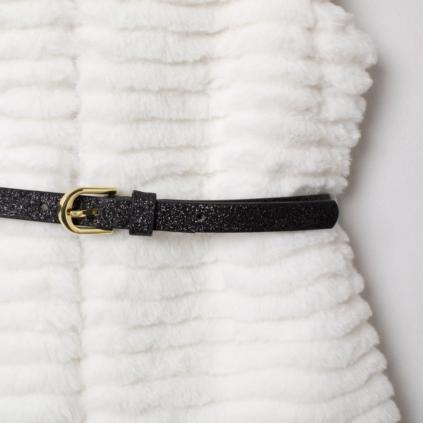 Gilet sans manches en fausse fourrure Minnie Disney 