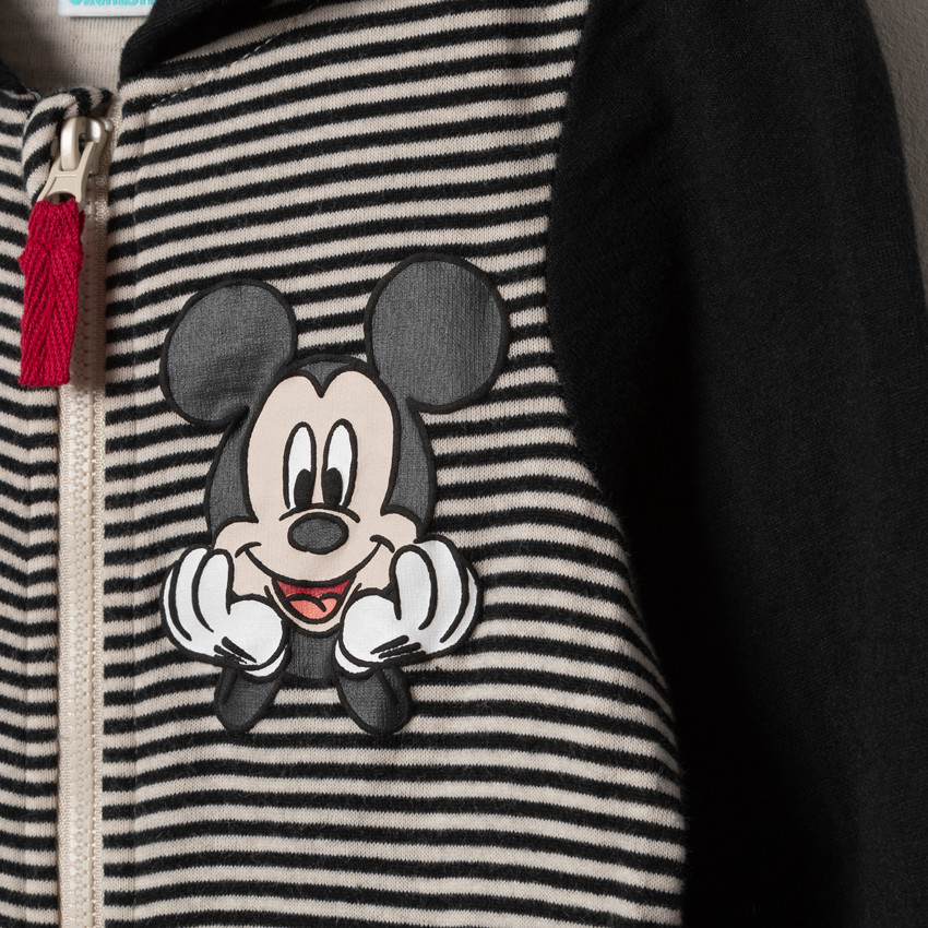 Combinaison en maille à rayures et print Mickey Disney 