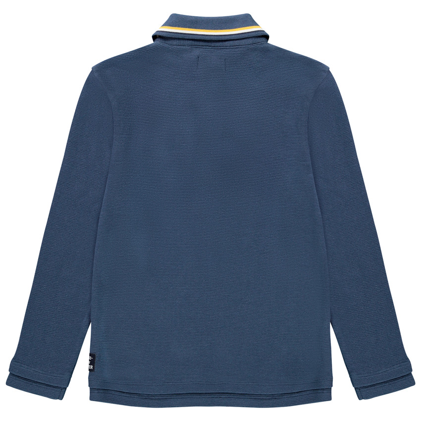 Polo μακρυμάνικο πλεκτό φαντεζί για αγόρι  Additional Polo μακρυμάνικο πλεκτό φαντεζί για αγόρι