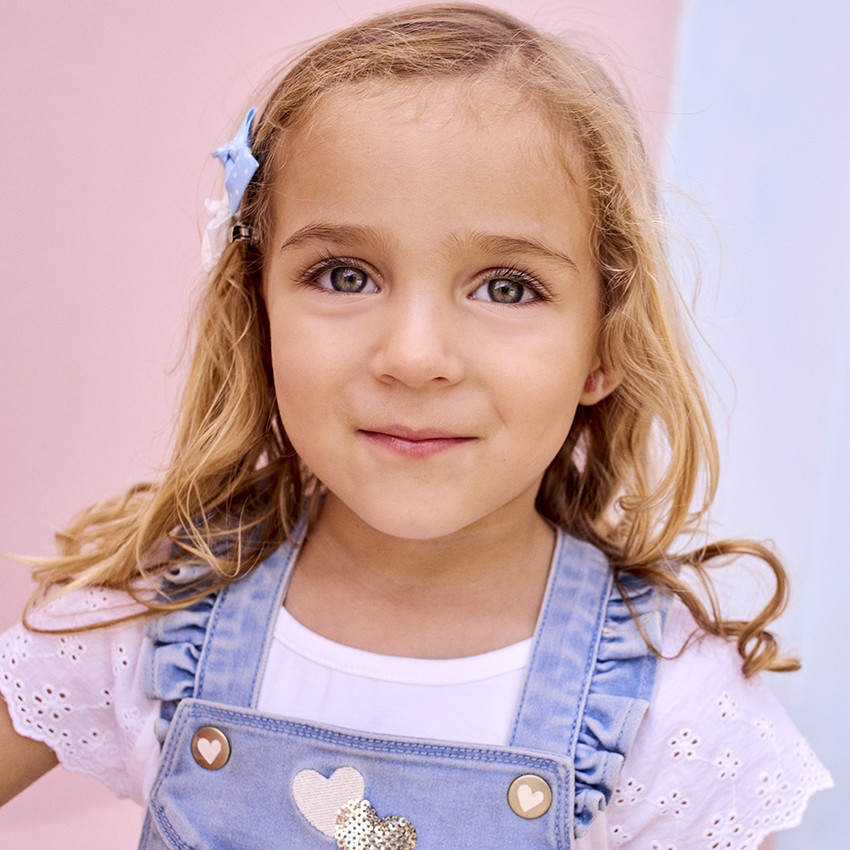 Φόρεμα σαλόπετα με χρυσές καρδιές για μωρό κορίτσι 