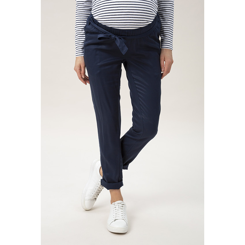 Παντελόνι εγκυμοσύνης με ζωνάκι φιόγκο  