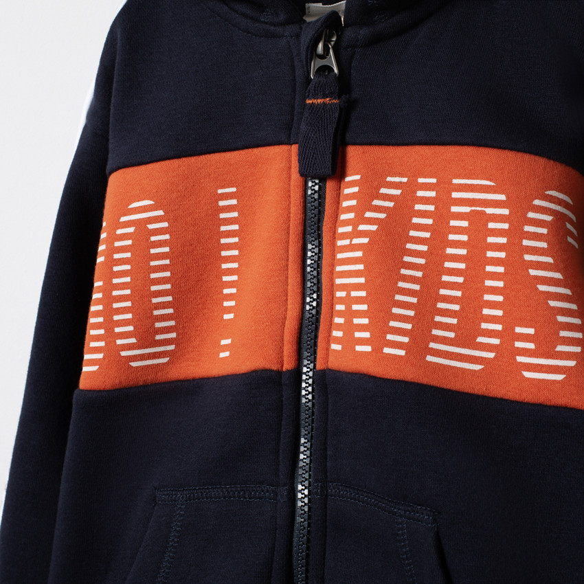 Jogging en molleton gratté avec bandes contrastées  Additional Jogging en molleton gratté avec bandes contrastées