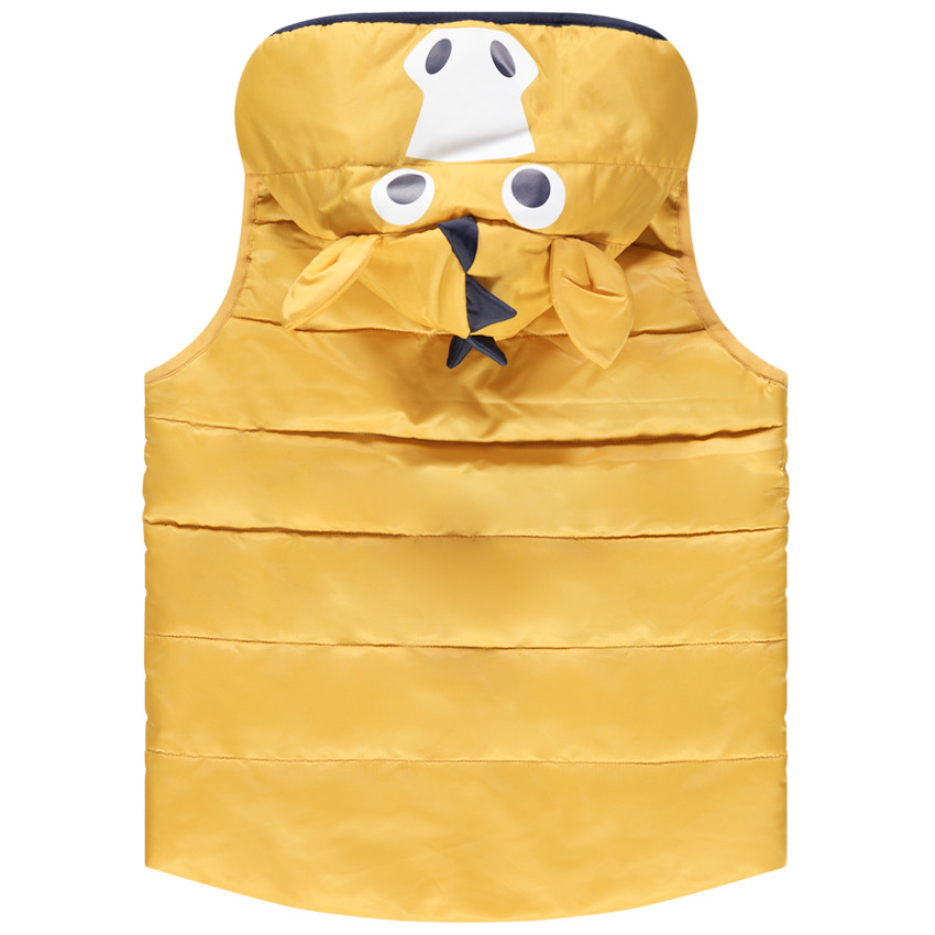 Doudoune sans manches à capuche fantaisie et imprimé cheval  Additional Doudoune sans manches à capuche fantaisie et imprimé cheval