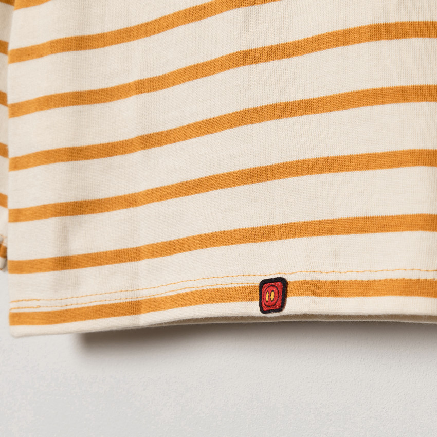 Marinière μακρυμάνικο Disney Mickey με οργανικό βαμβάκι για bebe αγόρι 