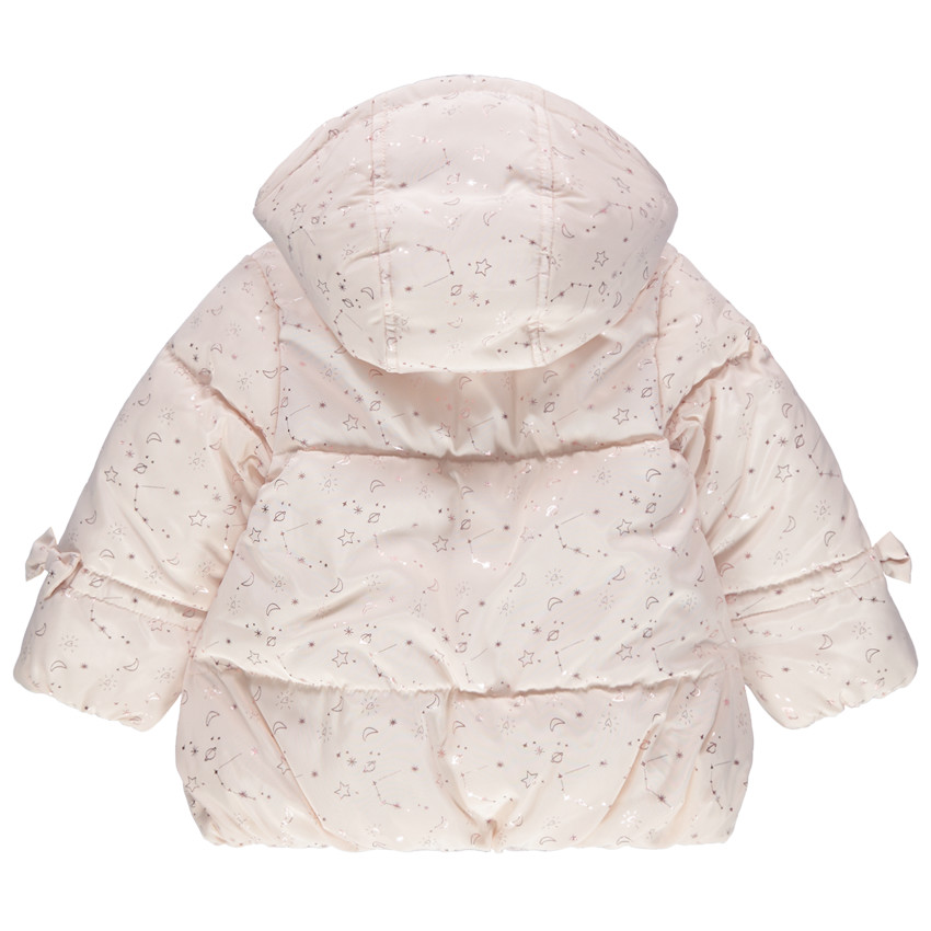 Μπουφάν με κουκούλα εμπριμέ και επένδυση  sherpa  Additional Μπουφάν με κουκούλα εμπριμέ και επένδυση  sherpa