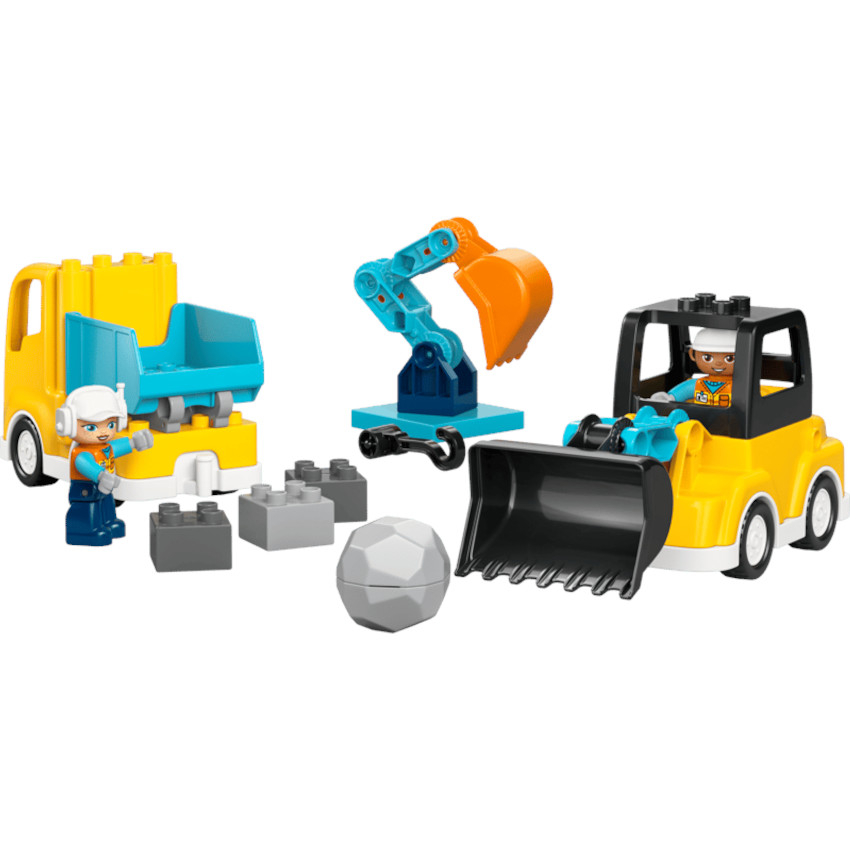 Οχήματα κατασκευών 3 in 1 Construction Vehicles (10475) LEGO®   