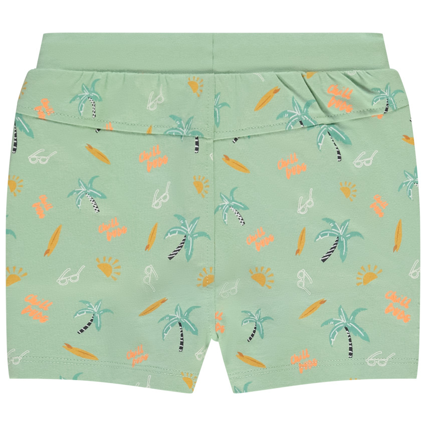 Σετ από 4 βερμούδες από jersey με σχέδιο φοίνικες για bebe αγόρι 