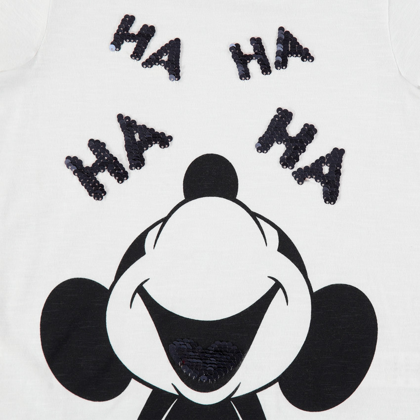 Μπλουζάκι  με τύπωμα Mickey Disney με μαγικές παγιέτες   Additional Μπλουζάκι  με τύπωμα Mickey Disney με μαγικές παγιέτες