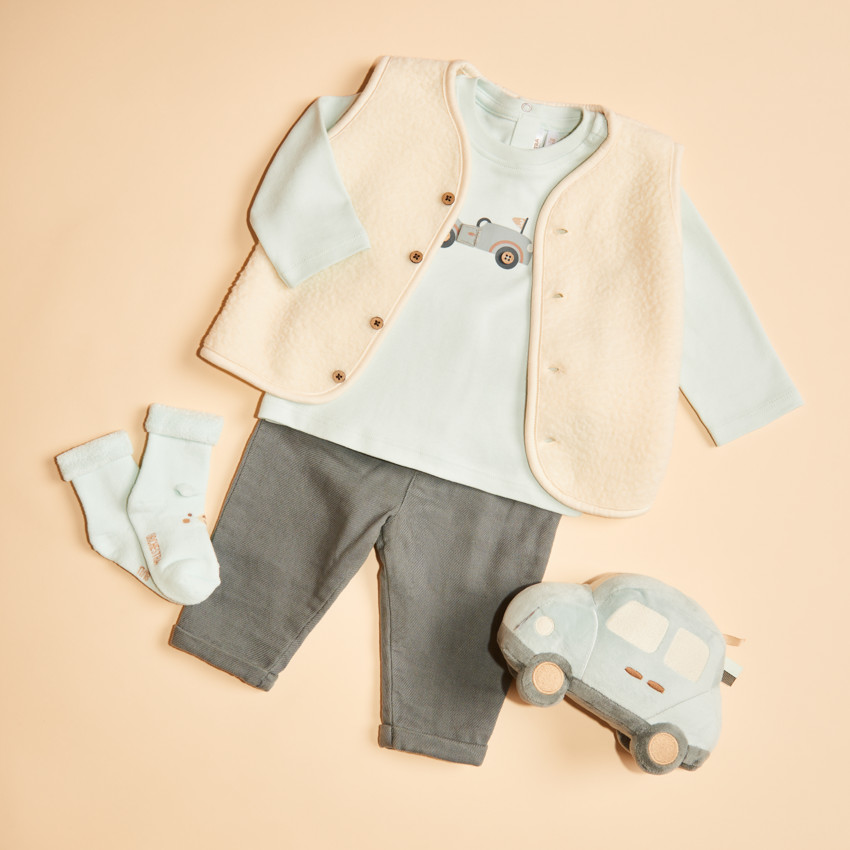 Σετ μακρύ 3 τεμαχίων για αγόρι μωρό 