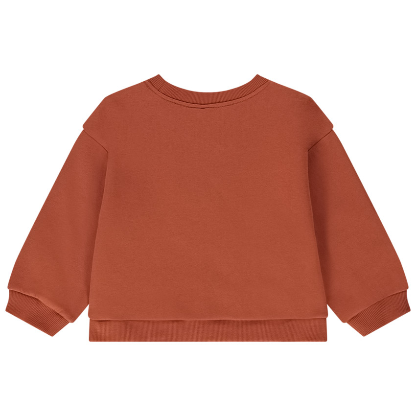 Φούτερ oversize σε molleton κεντημένο skateboard για bebe αγόρι 