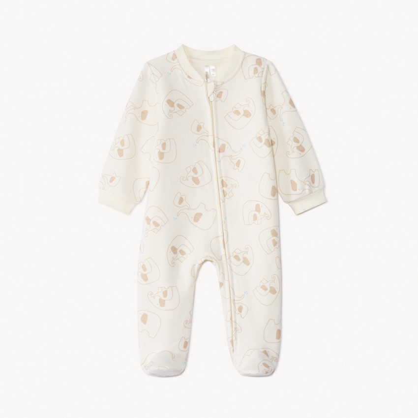 Φορμάκι βελουτέ με σχέδιο ελέφαντα για bebe αγόρι 