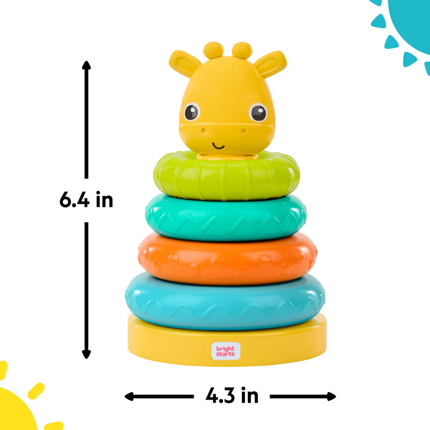 Παιχνίδι Bright Starts Giraffe Tower Stacking Toy 